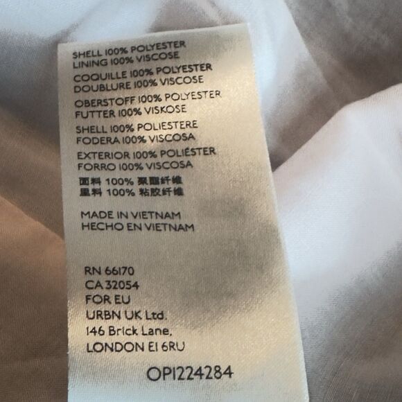 Anthropologie Maeve Zada Metallic Silver Blazer Longline DiscoChic Jacket Sz 20W - Picture 8 of 10